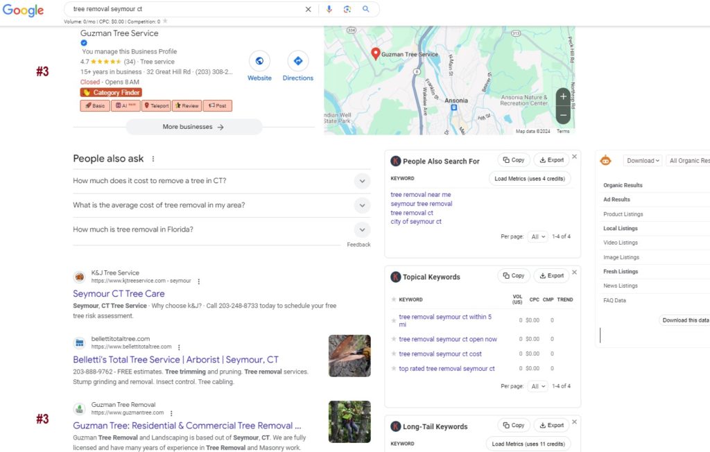 Image of search results