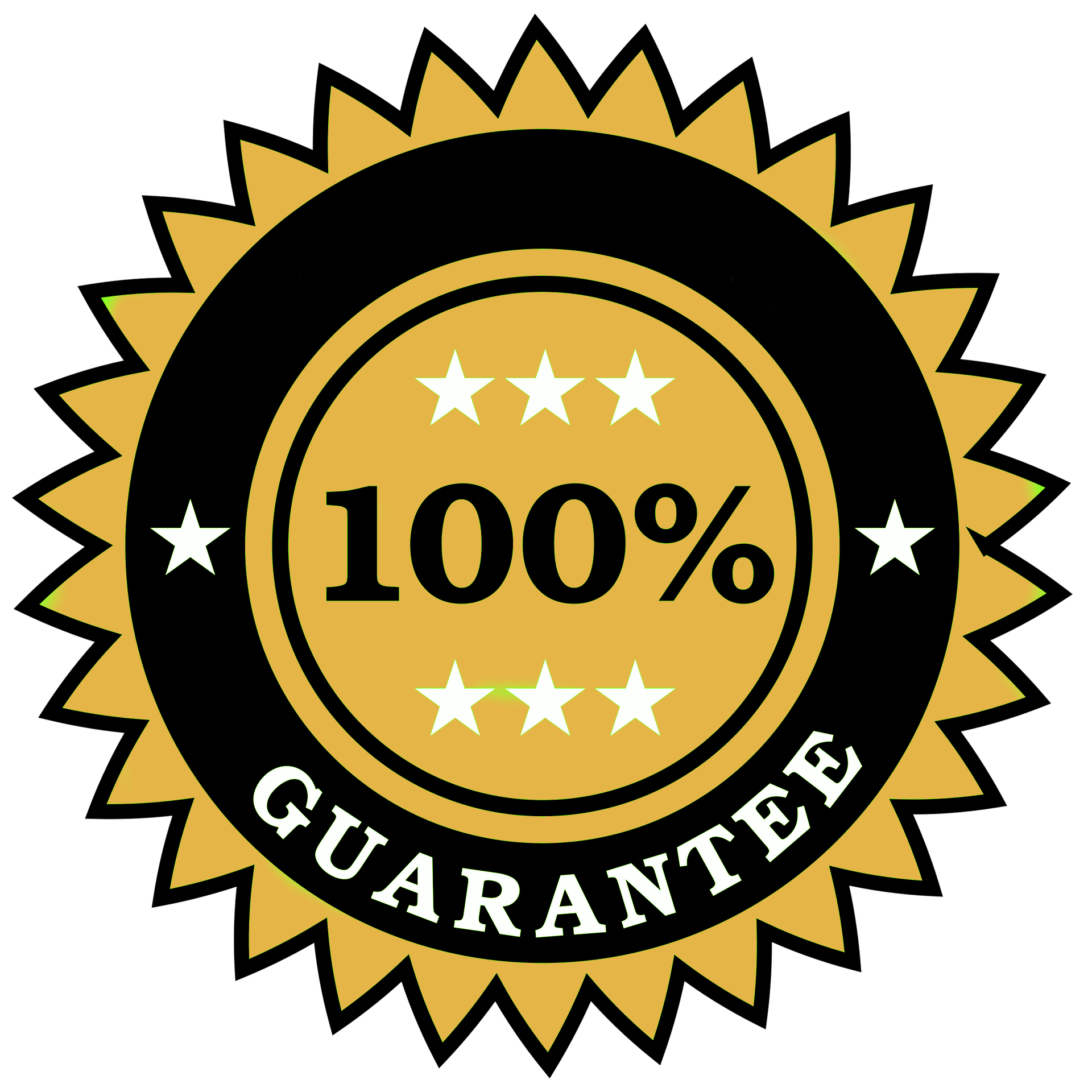 Image Of Guarantee Badge