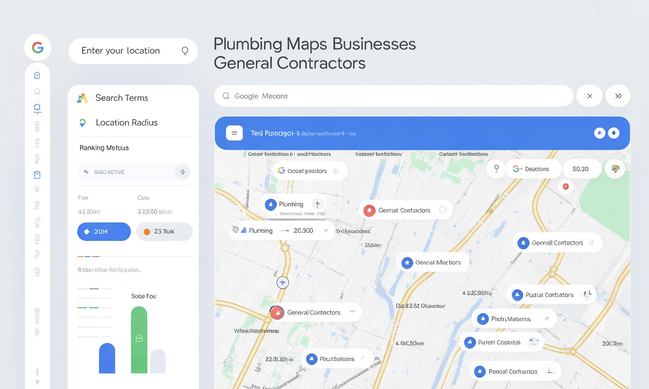 Plumbing Business general Contractors SERPs Page