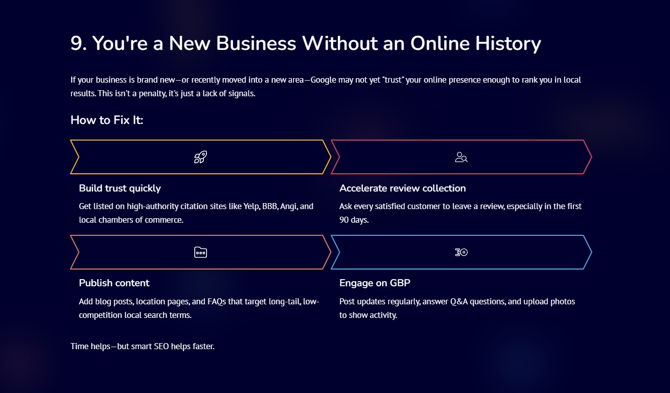 Image of Number 9 You are a new business