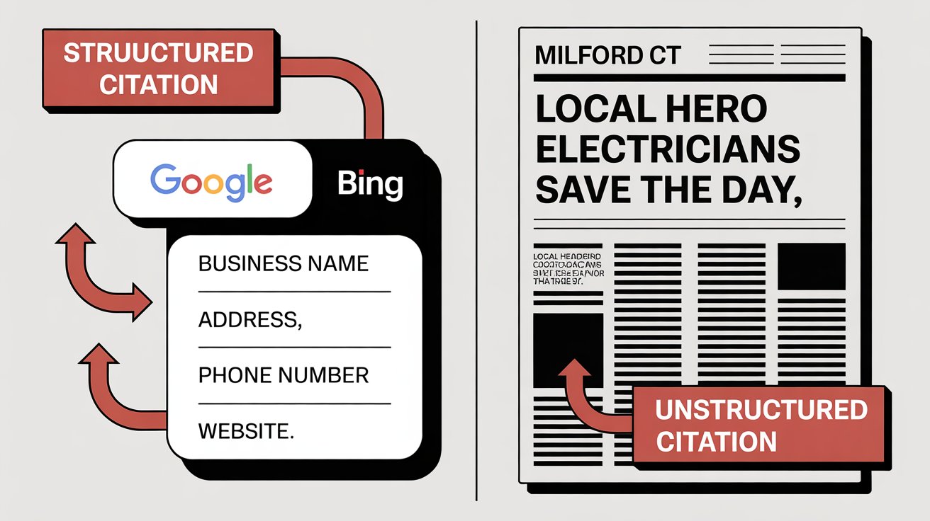 image of Structured vs. unstructured citations