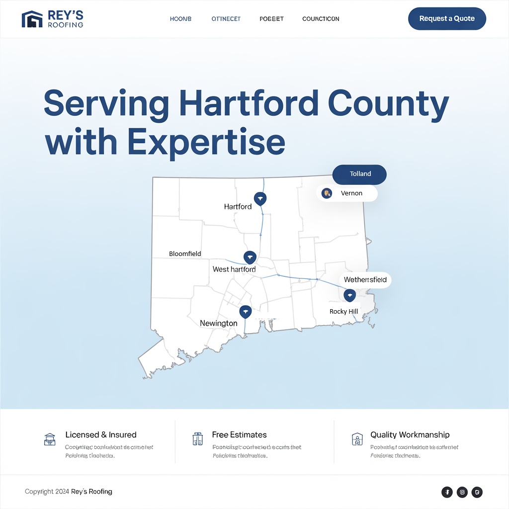 image of a master service area page